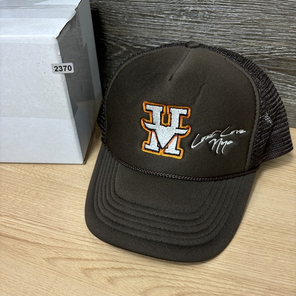 Lost Love NYV Hat Cap Snapback Brown Trucker Adjustable - Picture 10 of 10